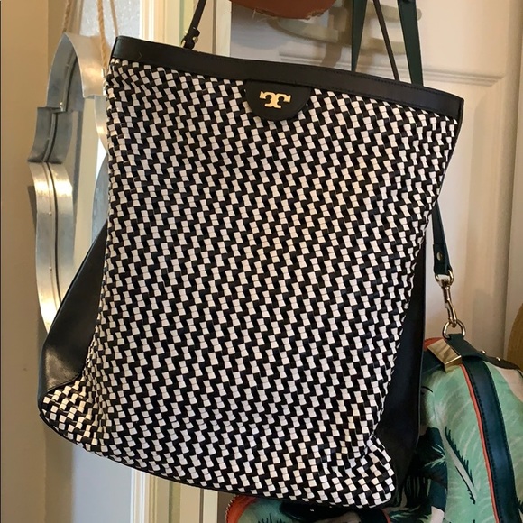 Tory Burch Handbags - Huge braided Tory Burch bag! NWOT